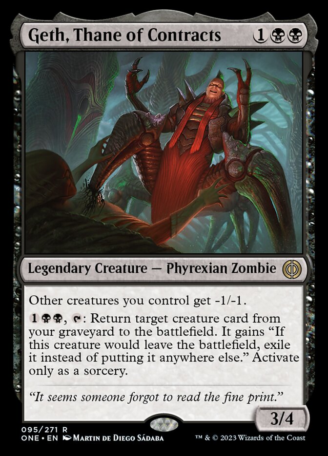 Geth, Thane of Contracts [Phyrexia: All Will Be One] | Fandemonia Ltd