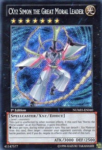 CXyz Simon the Great Moral Leader [NUMH-EN040] Secret Rare | Fandemonia Ltd