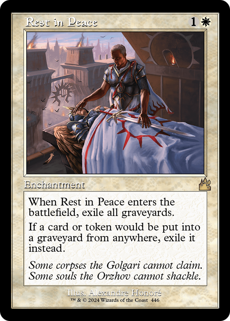 Rest in Peace (Retro Frame) [Ravnica Remastered] | Fandemonia Ltd