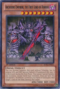 Archfiend Emperor, the First Lord of Horror [JOTL-EN031] Rare | Fandemonia Ltd