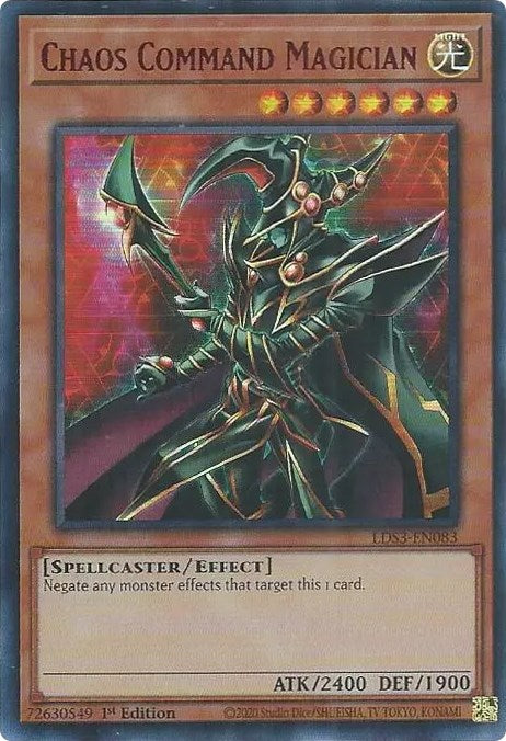 Chaos Command Magician (Red) [LDS3-EN083] Ultra Rare | Fandemonia Ltd