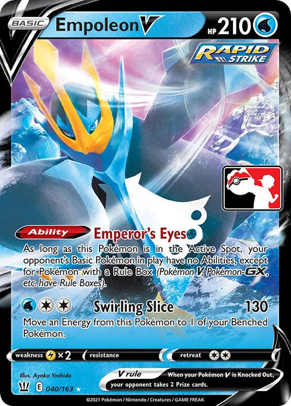 Empoleon V (040/163) [Prize Pack Series One] | Fandemonia Ltd