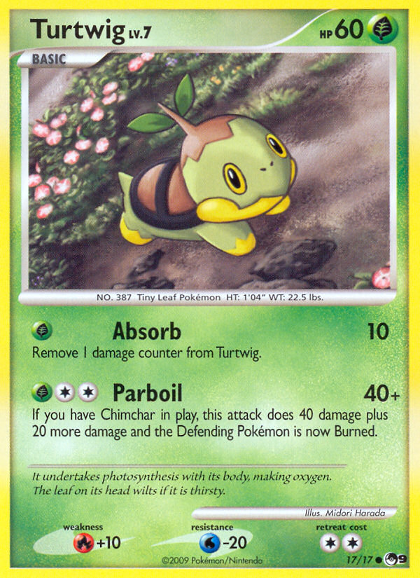 Turtwig (17/17) [POP Series 9] | Fandemonia Ltd