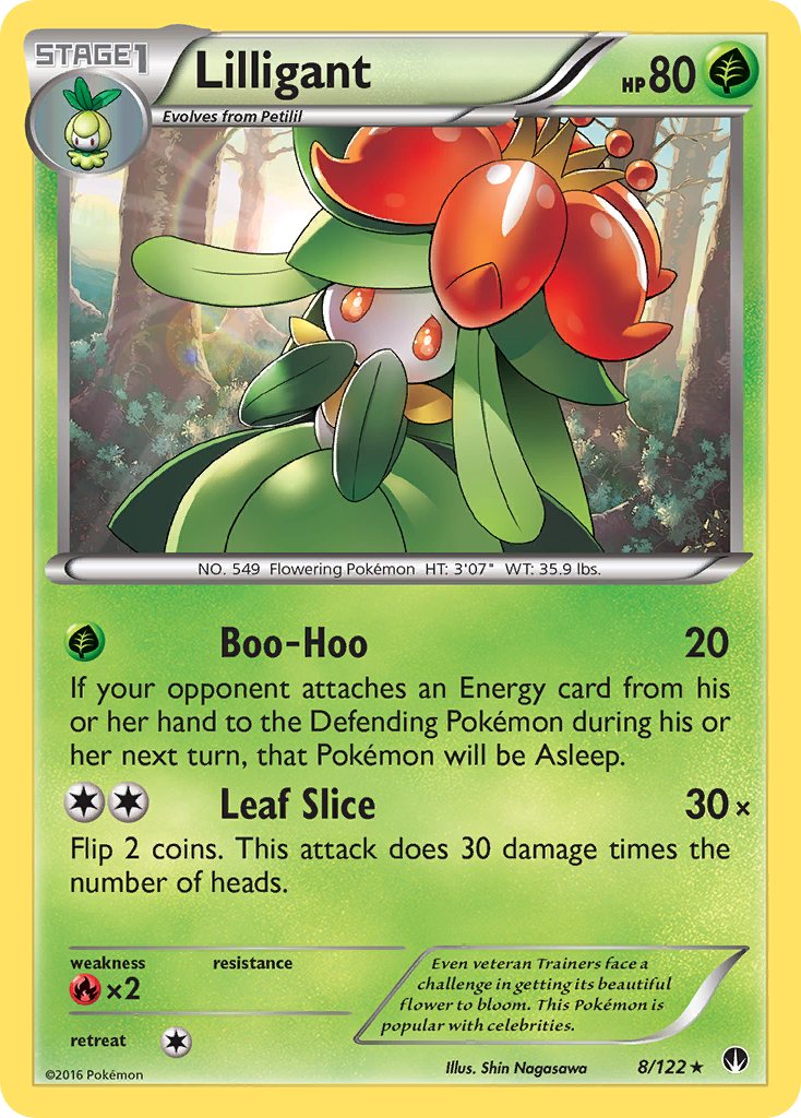 Lilligant (8/122) [XY: BREAKpoint] | Fandemonia Ltd