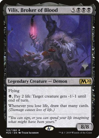 Vilis, Broker of Blood [Core Set 2020 Promos] | Fandemonia Ltd