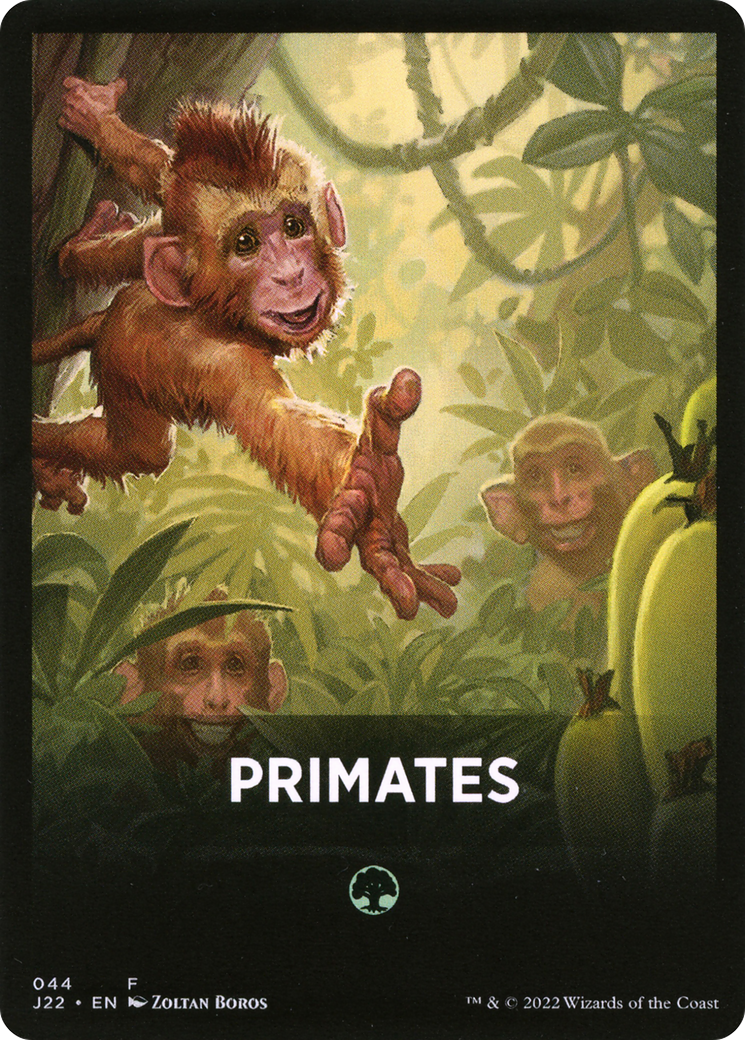 Primates Theme Card [Jumpstart 2022 Front Cards] | Fandemonia Ltd