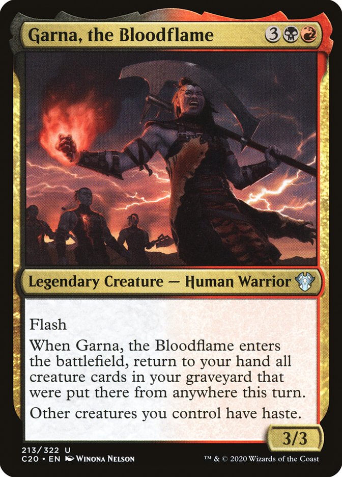 Garna, the Bloodflame [Commander 2020] | Fandemonia Ltd