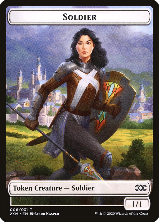 Soldier Token [Double Masters] | Fandemonia Ltd