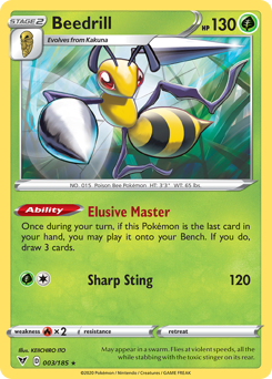 Beedrill (003/185) [Sword & Shield: Vivid Voltage] | Fandemonia Ltd