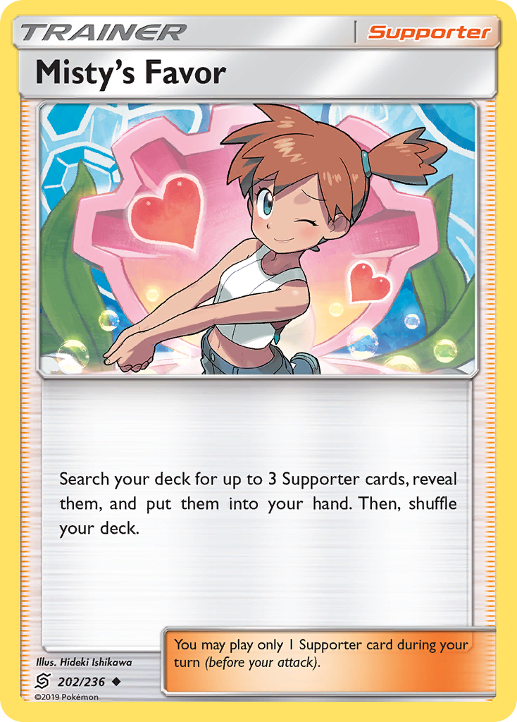 Misty's Favor (202/236) [Sun & Moon: Unified Minds] | Fandemonia Ltd