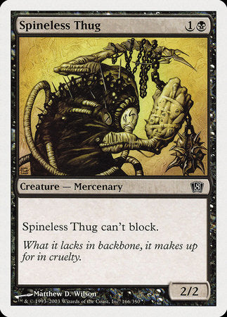 Spineless Thug [Eighth Edition] | Fandemonia Ltd
