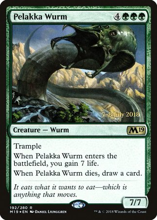 Pelakka Wurm [Core Set 2019 Promos] | Fandemonia Ltd