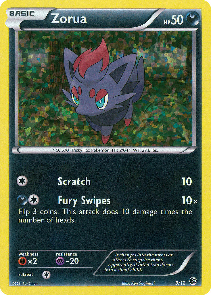 Zorua (9/12) [McDonald's Promos: 2011 Collection] | Fandemonia Ltd