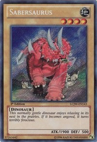 Sabersaurus [LCJW-EN143] Secret Rare | Fandemonia Ltd