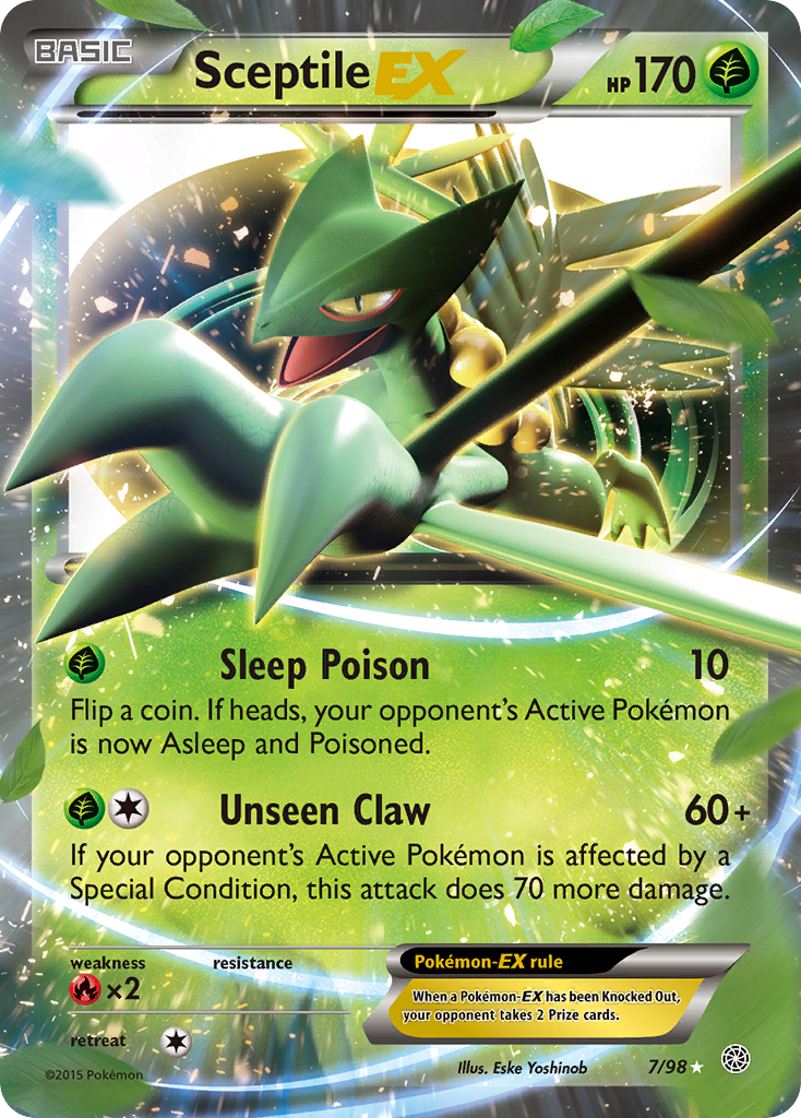 Sceptile EX (7/98) [XY: Ancient Origins] | Fandemonia Ltd