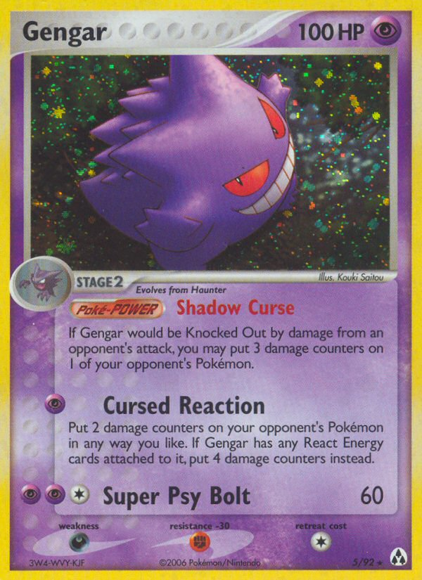 Gengar (5/92) [EX: Legend Maker] | Fandemonia Ltd