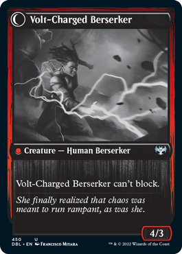 Voltaic Visionary // Volt-Charged Berserker [Innistrad: Double Feature] | Fandemonia Ltd