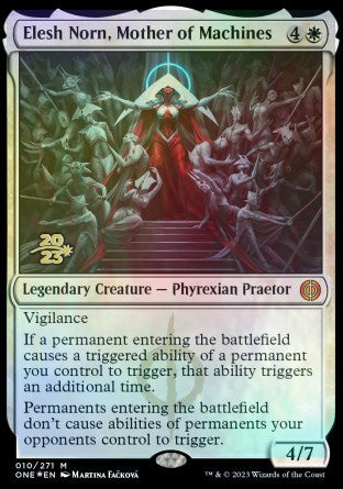 Elesh Norn, Mother of Machines [Phyrexia: All Will Be One Prerelease Promos] | Fandemonia Ltd