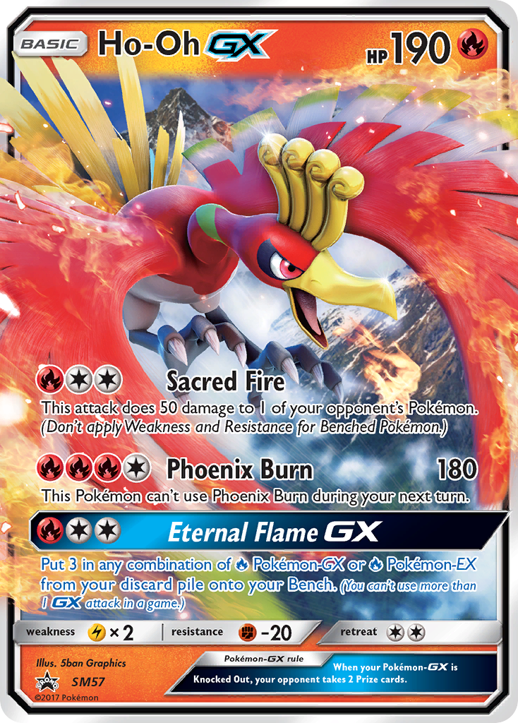 Ho-Oh GX (SM57) [Sun & Moon: Black Star Promos] | Fandemonia Ltd