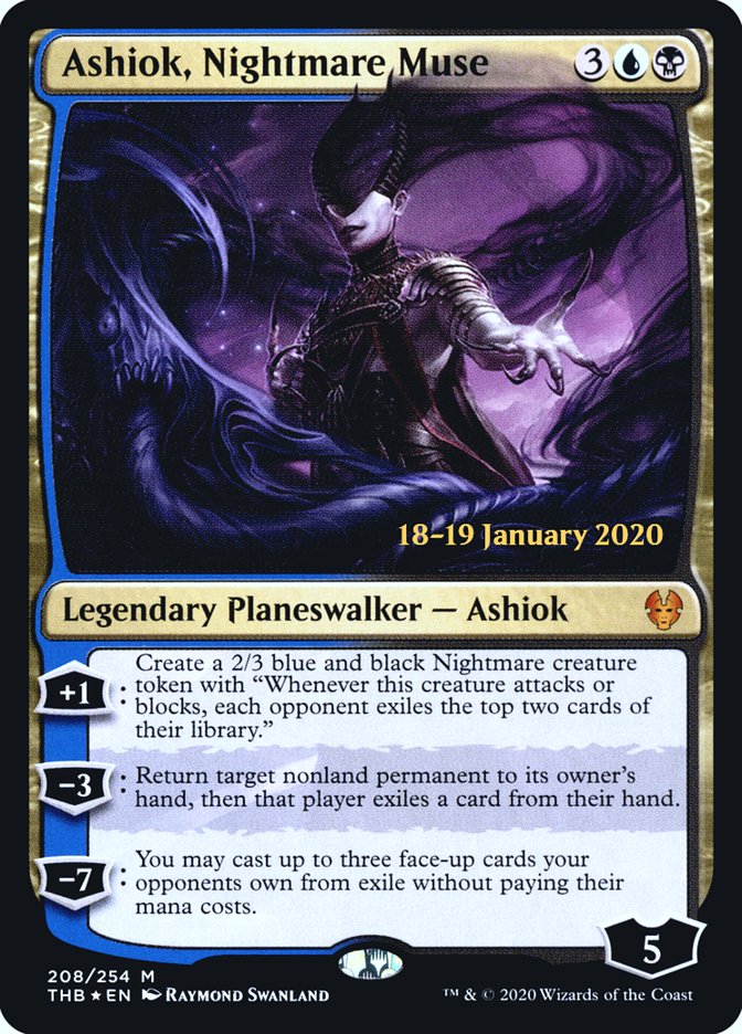 Ashiok, Nightmare Muse [Theros Beyond Death Prerelease Promos] | Fandemonia Ltd