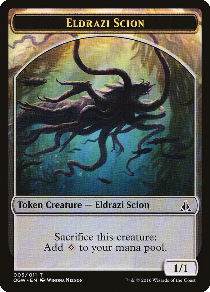 Eldrazi Scion (005/011) [Oath of the Gatewatch Tokens] | Fandemonia Ltd