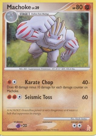 Machoke (4/11) [Diamond & Pearl: Trainer Kit - Lucario] | Fandemonia Ltd