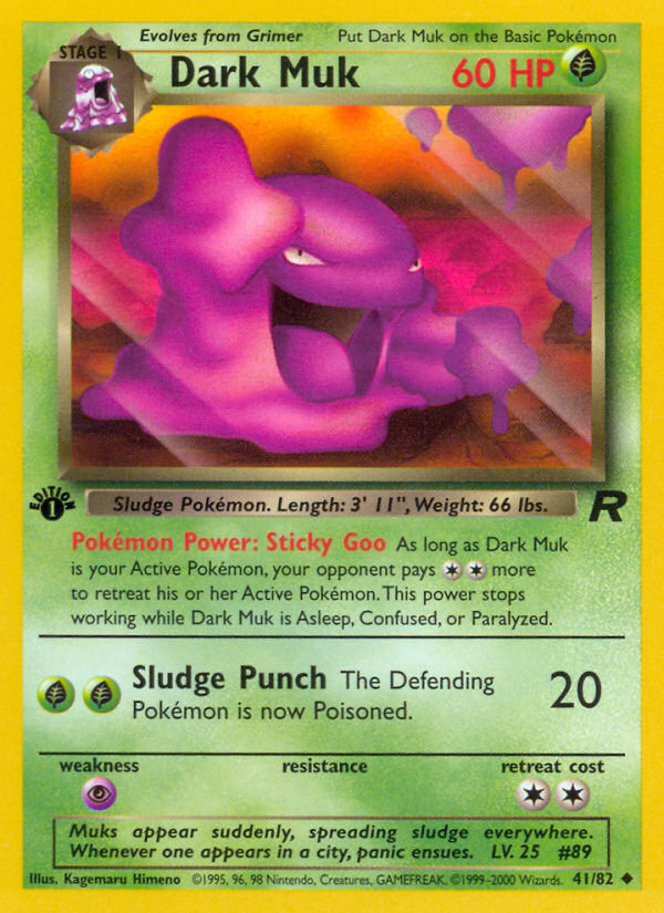 Dark Muk (41/82) [Team Rocket 1st Edition] | Fandemonia Ltd