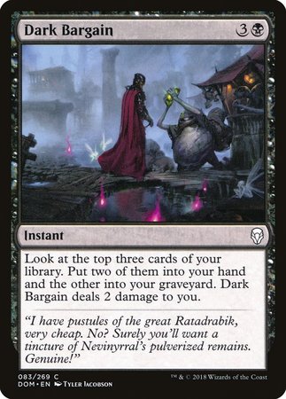 Dark Bargain [Dominaria] | Fandemonia Ltd