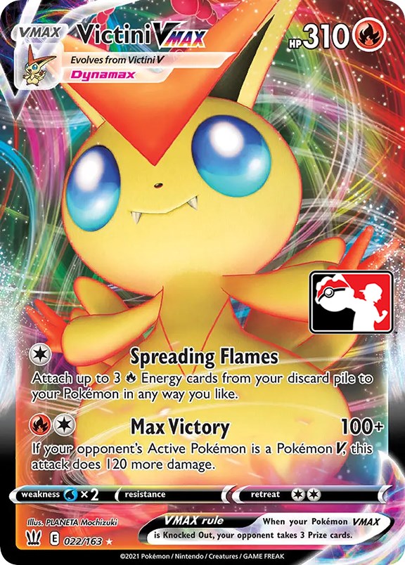 Victini VMAX (022/163) [Prize Pack Series One] | Fandemonia Ltd