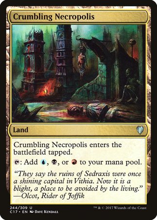 Crumbling Necropolis [Commander 2017] | Fandemonia Ltd