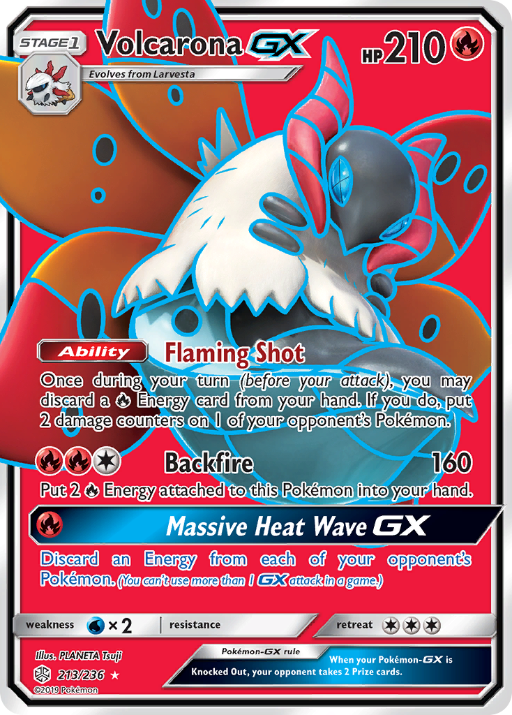 Volcarona GX (213/236) [Sun & Moon: Cosmic Eclipse] | Fandemonia Ltd