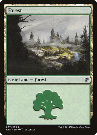 Forest (267) [Khans of Tarkir] | Fandemonia Ltd