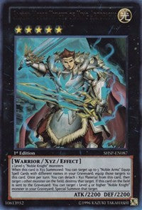 Sacred Noble Knight of King Artorigus [SHSP-EN087] Ultra Rare | Fandemonia Ltd