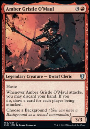 Amber Gristle O'Maul [Commander Legends: Battle for Baldur's Gate] | Fandemonia Ltd