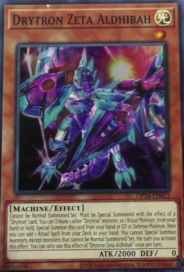 Drytron Zeta Aldhibah [OP16-EN012] Super Rare | Fandemonia Ltd