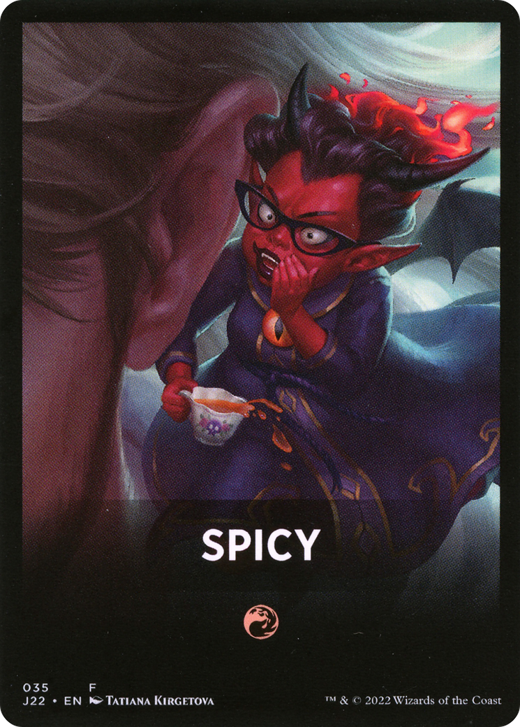 Spicy Theme Card [Jumpstart 2022 Front Cards] | Fandemonia Ltd