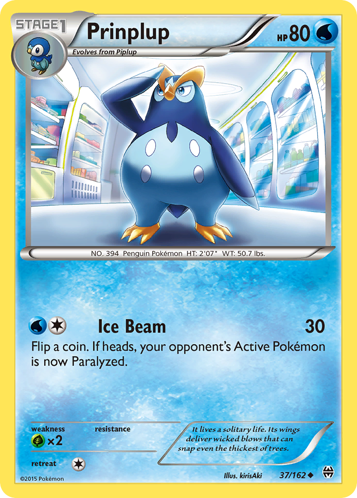 Prinplup (37/162) [XY: BREAKthrough] | Fandemonia Ltd