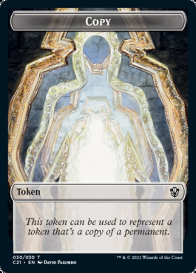 Copy // Fractal Token [Commander 2021 Tokens] | Fandemonia Ltd