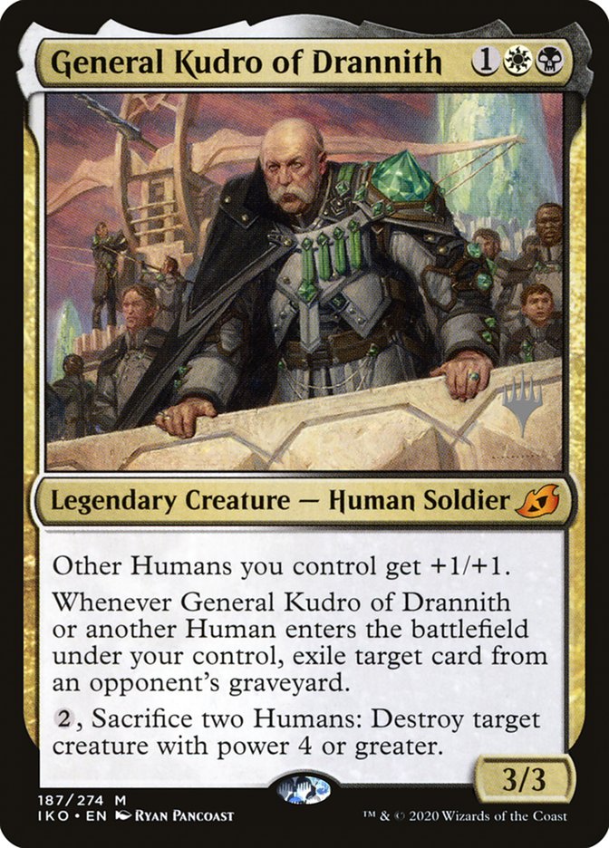 General Kudro of Drannith (Promo Pack) [Ikoria: Lair of Behemoths Promos] | Fandemonia Ltd