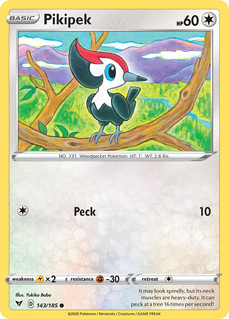 Pikipek (143/185) [Sword & Shield: Vivid Voltage] | Fandemonia Ltd