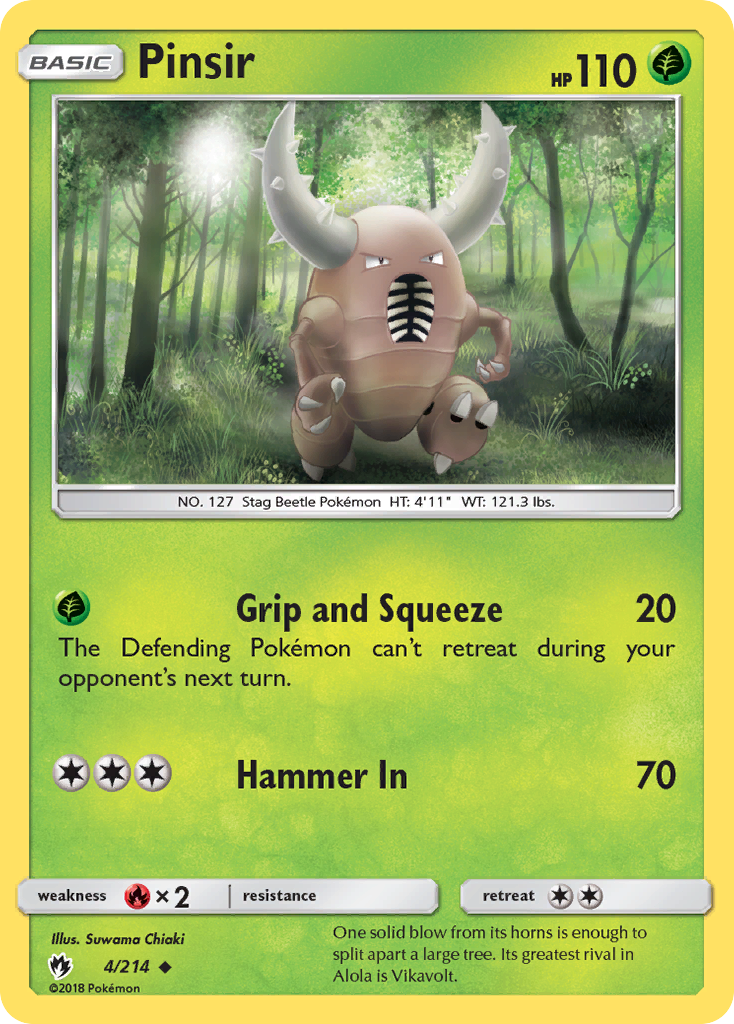 Pinsir (4/214) [Sun & Moon: Lost Thunder] | Fandemonia Ltd