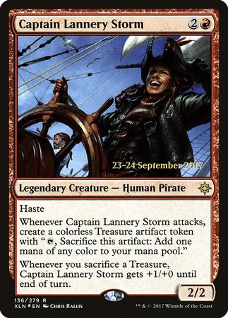 Captain Lannery Storm [Ixalan Promos] | Fandemonia Ltd