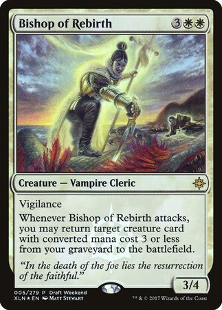 Bishop of Rebirth [Ixalan Promos] | Fandemonia Ltd