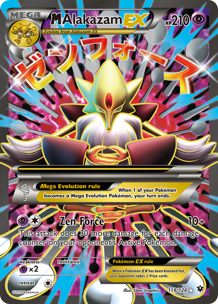 M Alakazam EX (118/124) [XY: Fates Collide] | Fandemonia Ltd