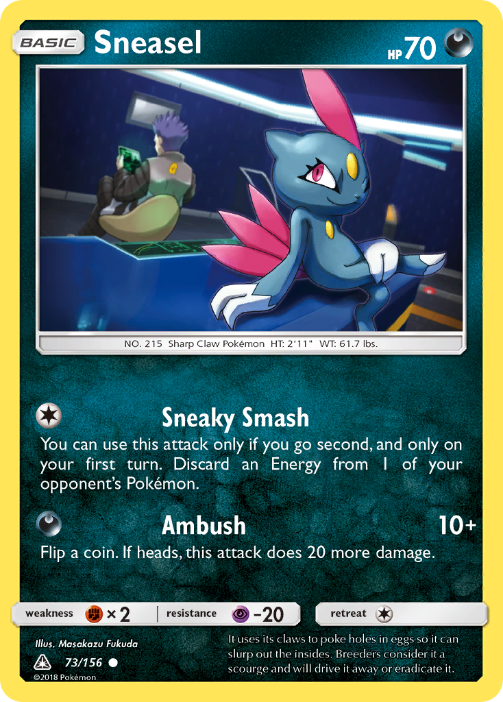 Sneasel (73/156) [Sun & Moon: Ultra Prism] | Fandemonia Ltd