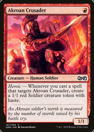 Akroan Crusader [Ultimate Masters] | Fandemonia Ltd