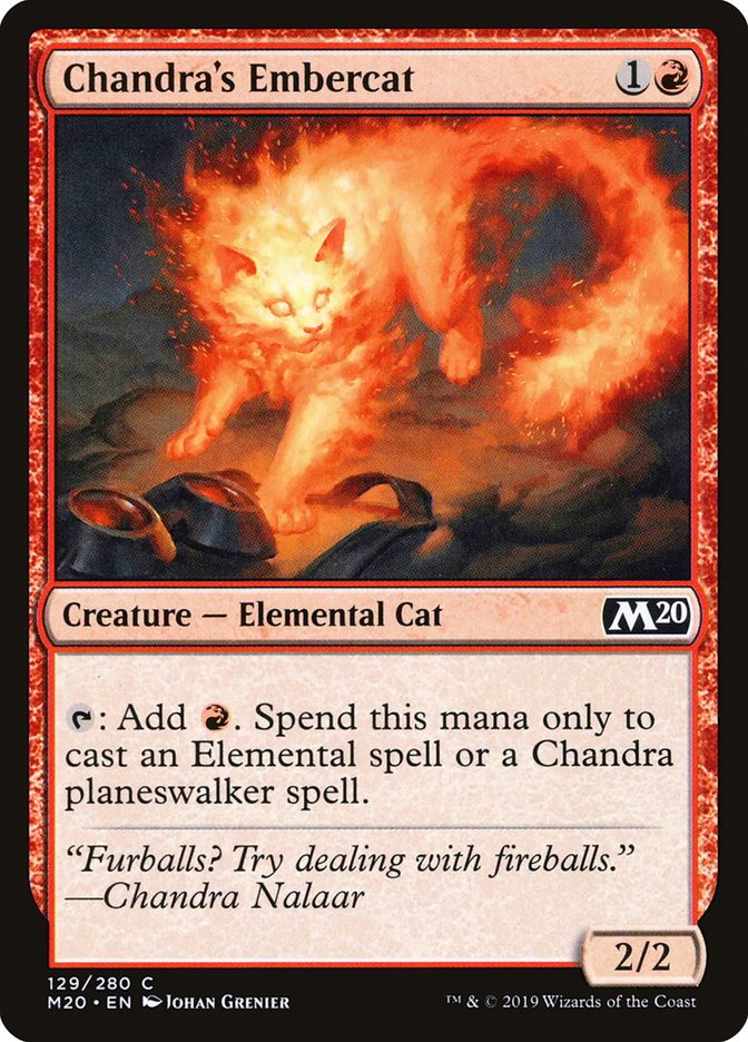 Chandra's Embercat [Core Set 2020] | Fandemonia Ltd