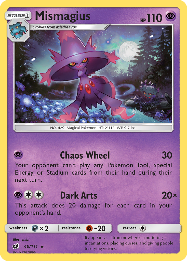 Mismagius (40/111) [Sun & Moon: Crimson Invasion] | Fandemonia Ltd