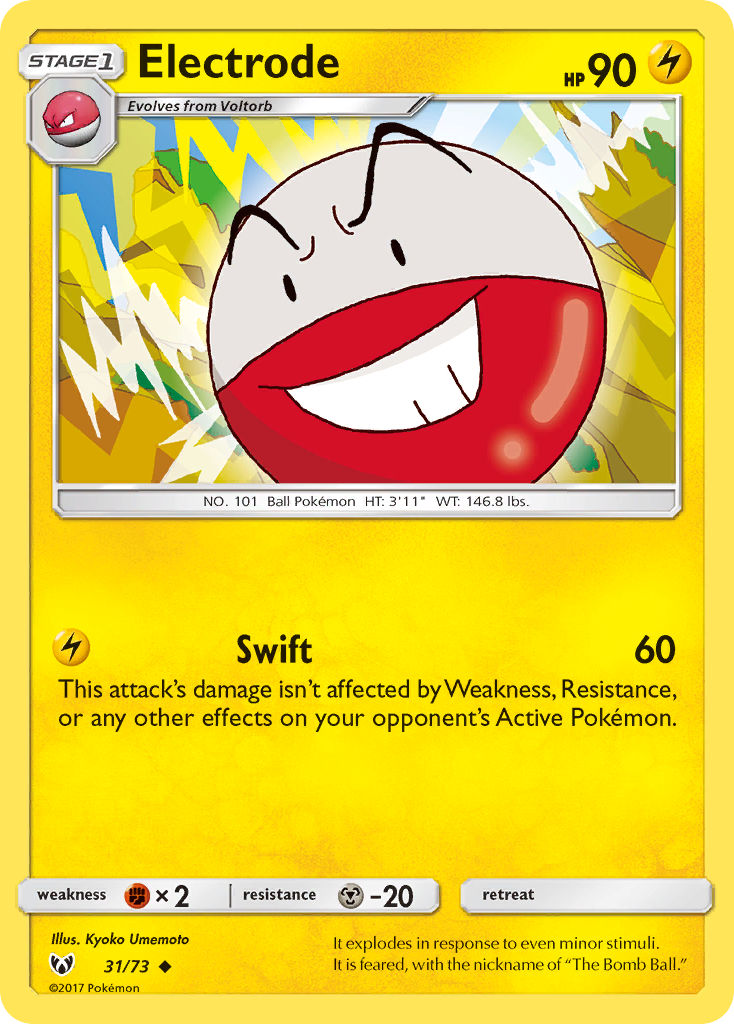 Electrode (31/73) [Sun & Moon: Shining Legends] | Fandemonia Ltd