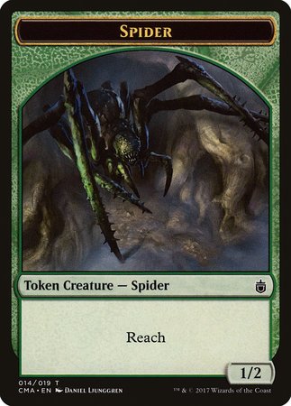 Spider Token (014) [Commander Anthology Tokens] | Fandemonia Ltd